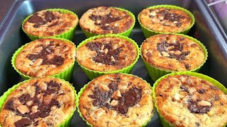 🧁PROTEÍNOVÉ MUFFINY BEZ MOUKY A CUKRU KTERÉ JSOU OPRAVDU 🔝 MUFFINY RECEPT BAKLAZAN TV [upl. by Anaitsirk]