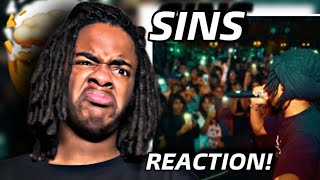 HE FINALLY DROPPED IT Kanii  sins let me in Official Audio REACTION [upl. by Ahsirtap]