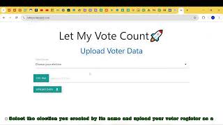 Let My Vote Count  The Elections Platform [upl. by Wsan]