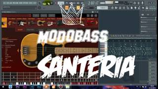 SANTERIA COVER MODO BASS DI FLSTUDIO 20 by SUBLIME [upl. by Iborian221]