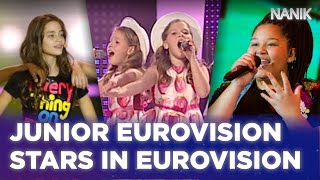 Junior Eurovision stars in adult Eurovision Song Contest  NANIK ESC [upl. by Ahtoelc991]