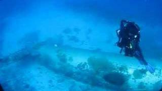 Rebreather diving Truk Lagoon Betty Bomber [upl. by Cleavland428]