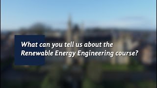 Renewable Energy Engineering at Ulster University Magee campus [upl. by Ethelbert]