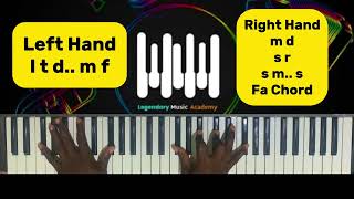 Nostalgic Piano Chords Tutorial  Legendary Music Academy [upl. by Ilrebmik]