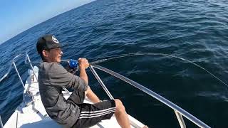 Catching giants bluefin tuna in Southern California Waters [upl. by Offen]