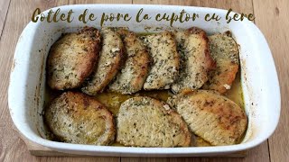 Cotlet de porc la cuptor în bere O friptura aromata si usor de facut [upl. by Neil831]