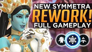 Overwatch NEW Symmetra REWORK Gameplay  ALL Abilities Breakdown [upl. by Boehmer]