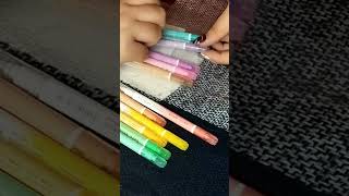 Short ASMR con rotuladores de colores [upl. by Roxane]