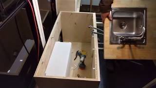 Shuttle bus rv conversion Part 11 Fitting the cook stove [upl. by Oswal662]