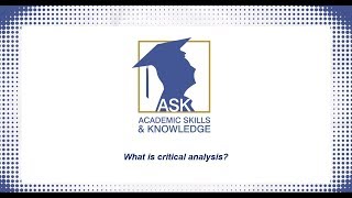 What is critical analysis [upl. by Idnir28]