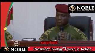 Burkina Faso President Ibrahim Traore Surprises Us with English [upl. by Standish42]