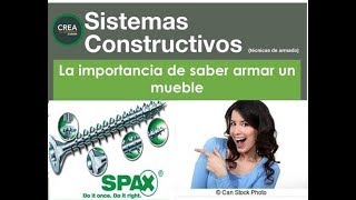 67 SISTEMAS DE ENSAMBLE USO DE SPAX [upl. by Aloz]