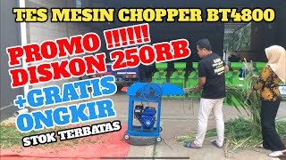 PROMO BESAR”AN MESIN CHOPPER BT4800 mesincacahrumput [upl. by Naired]