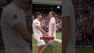 What did Zverev say to Fritz at the net 🤝 wimbledon tennis [upl. by Neslund]