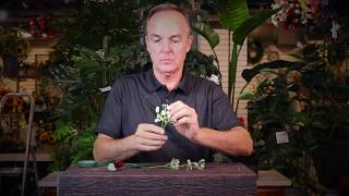 HOW TO Make an EASY Boutonniere with Artificial Flowers from Silk Scapes [upl. by Adnamas759]