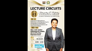 HON LADY JUSTICE PHILOMENA M MWILU DCJ amp VP OF THE SUPREME COURT LAW LECTURE [upl. by Ern]