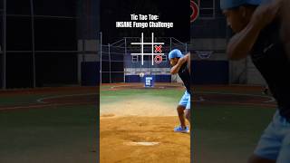 INSANE Baseball TIC TAC TOE Fungo Challenge shorts [upl. by Ykcub428]