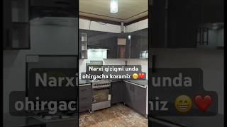 Oshhona mebeli narxi videoni ichida kitchen fasad rek dizayn interiordesign [upl. by Aznarepse]