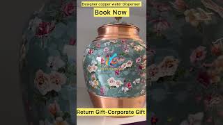 Copper water Dispenser Handmade with easy clean  Copper Expert  Copper Drinkware [upl. by Sherborn]