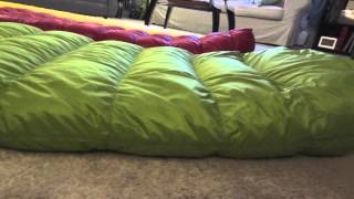 Marmot Hydrogen amp Western Mountaineering Summerlite sleeping bags [upl. by Negam186]