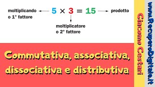 06 proprietà della moltiplicazione [upl. by Kolb]