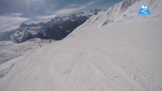 France La Plagne Champagny  Piste Kamikaze [upl. by Anigal405]