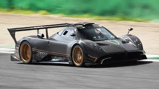 Pagani Zonda R R Evo amp Revolución PURE V12 Sound on Track [upl. by Oehsen726]