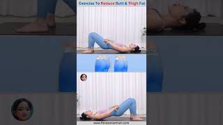 Exercise To Reduce Butt amp Thigh Fat  buttocks fat burning exercise  shorts  fitnessmantram [upl. by Jalbert781]