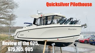 Top 5 Quicksilver Pilothouse Fishing Boats for Sea Angling UK [upl. by Esidarap469]