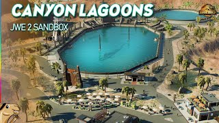 Canyon Lagoons amp Mosasaur Show  Grand Canyon Park  JWE 2 Sandbox Ep 3 [upl. by Lonne]