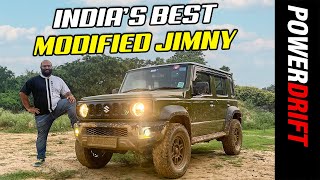 India’s BEST modified Maruti Jimny  Bigger Badder Better  PowerDrift [upl. by Yelrahs24]