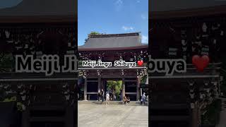 The Beautiful Meiji Shrine At Shibuya City Tokyo Japan [upl. by Galven]