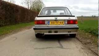 Bmw E30 320i loud exhaust sound [upl. by Demetre994]