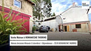 Vente Maison à ROMANECHE THORINS  219000 € [upl. by Nilhtac]