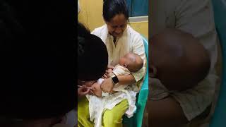 2nd vaccination vaccination vaccine youtubeshorts viralvideo viralbaby viralshorts [upl. by Bigod343]