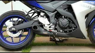 Escapamento Esportivo YAMAHA R3  Firetong Willy Made [upl. by Fitts153]