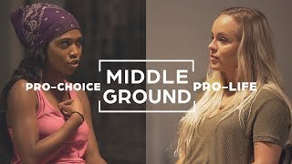 ProChoice And ProLife Supporters Search For Common Ground  Middle Ground [upl. by Ahsik]