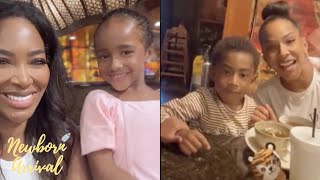 Kenya Moore Takes Daughter Brooklyn amp Baby Brother Out For Hibachi To Celebrate Her 6th BDay 👨🏾‍🍳 [upl. by Eahsed783]