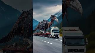 Evolution of the Truck Carrying Scary Bird flatbedtruck flatbedtrucking scarybird [upl. by Airdnua839]