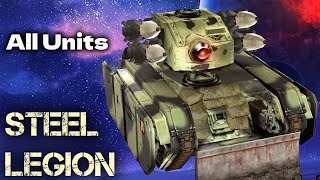 Dawn of War Unification Mod 70  Steel Legion all units showcase  New Update 2024 [upl. by Jereld715]