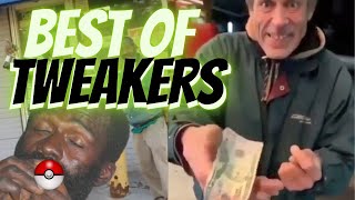 Best of tweakers Crackhead duet Tweaker tries to shoplift quotFIFTY DOLLARSquot and MORE [upl. by Ahseki474]