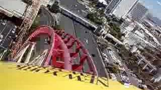 NYNY Roller Coaster VEGAS Manhattan Express [upl. by Eresed42]