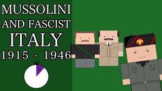 Ten Minute History  Mussolini and Fascist Italy Short Documentary [upl. by Mauer]