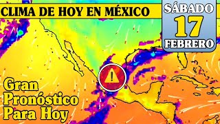 Clima De Hoy En México  Nueva previsión para esta mañana [upl. by Nnylecyoj]