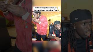 Kodak picked it up with the quickness😭 kai kaicenatstream kodakblack kaicenatfunnymoments [upl. by Lancelle949]