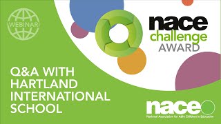 Introduction to NACE Challenge Award  QampA with Hartland International School  NACE [upl. by Simson]