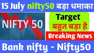 Nifty50 tomorrow prediction Stock market crash [upl. by Irahk159]