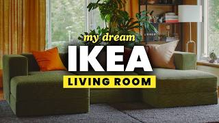 Designing MY DREAM IKEA LIVING ROOM ikea products only [upl. by Ok309]