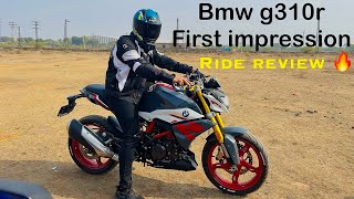 2024 Bmw G310r First Impression  and Ride Review🔥🔥 bmw [upl. by Metah]