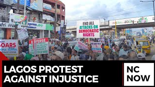 Public Transport Woes Spark Outcry at FearlessInOctober Protest in Lagos [upl. by Mozes400]